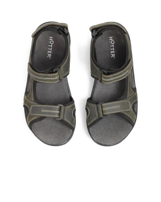Hotter Brown Lorenzo Sandals for men