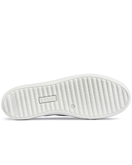 Hotter Blue Mabel Canvas Shoes