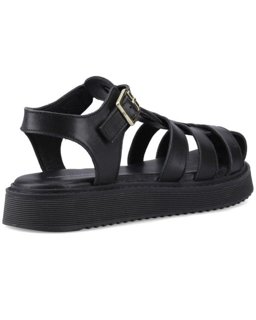 Hush Puppies Black Cassandra Gladiator Sandals