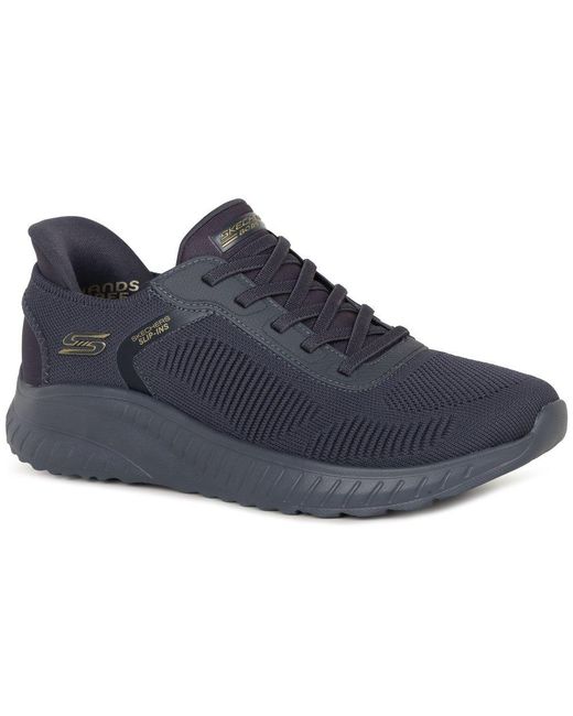 Skechers Blue Bobs Squad Chaos Slip