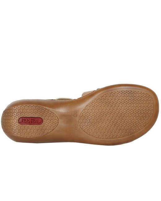 Rieker Metallic Globe Sandals