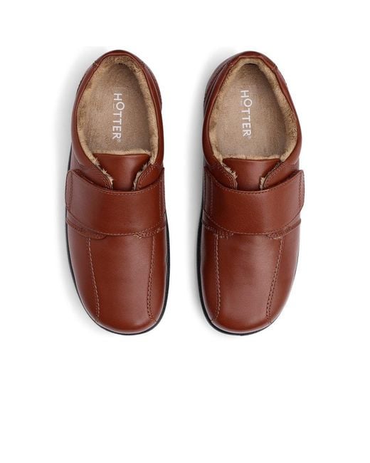 Hotter Brown Unwind Slippers for men