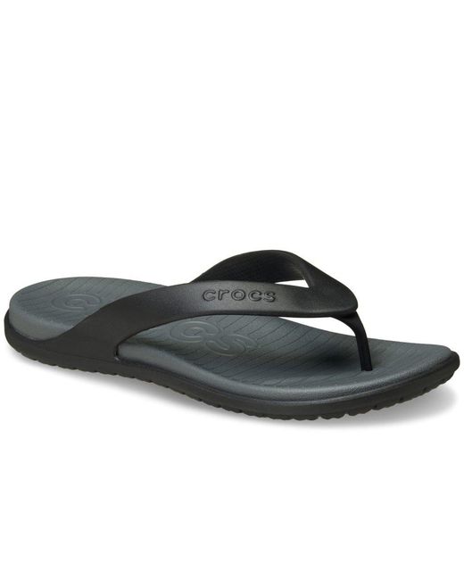 CROCSTM Black Coast Flip Sandals for men