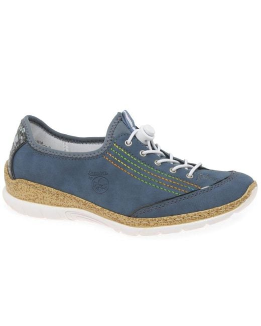 Rieker Blue Ripple Trainers