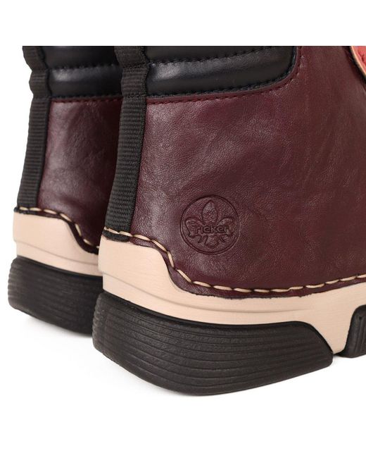 Rieker Brown Settle Ankle Boots