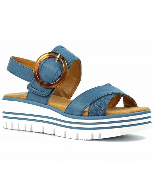 Lunar (GRS) Blue Elise Sandals