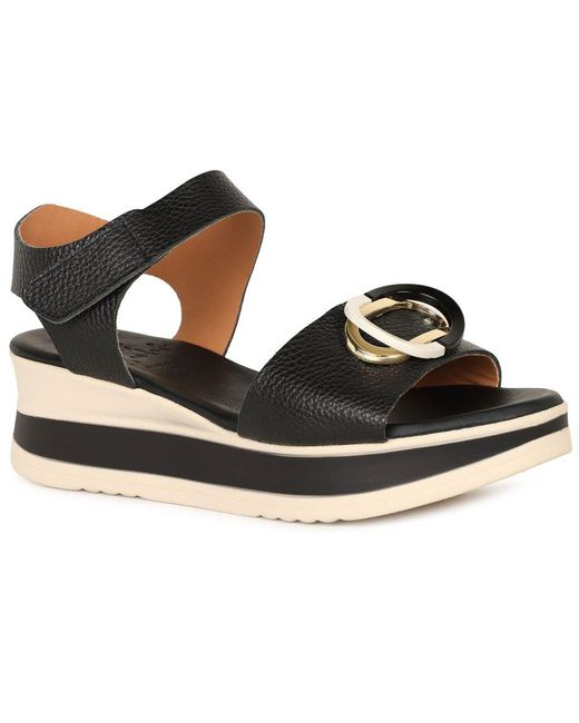 Oh My Sandals Brown Cadiz Wedge Heel Sandals