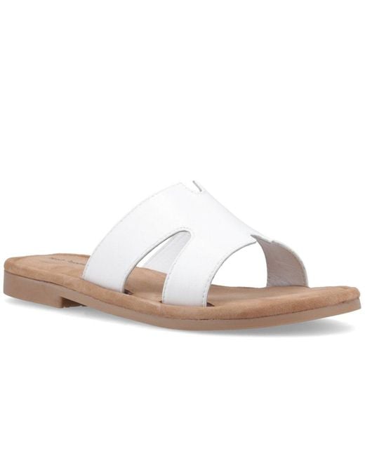 Hush Puppies White Azalea Mules