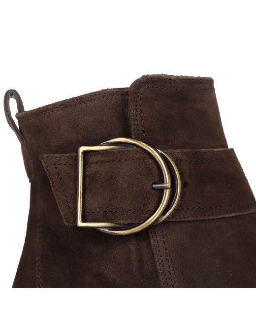 Paul Green Brown Mia Ankle Boots