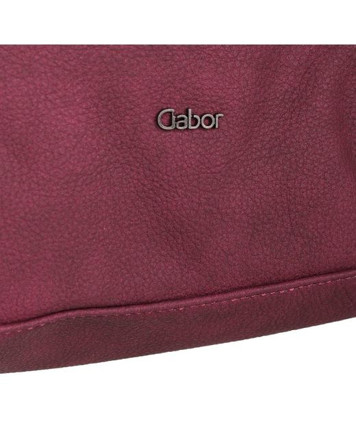 Gabor Purple Malu Drawstring Shoulder Bag