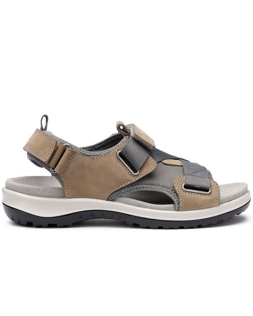 Hotter Gray Pursue Sandals