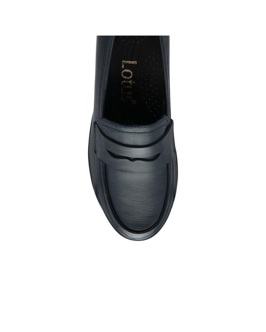Lotus Black Detroit Loafers
