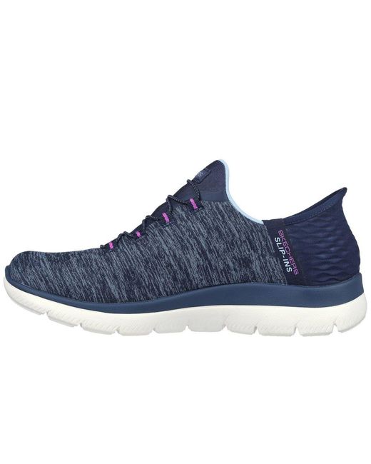 Skechers Blue Summits Dazzling Haze Wide Fit Trainers