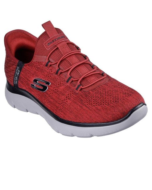 Skechers Red Summits Key Pace Trainers for men