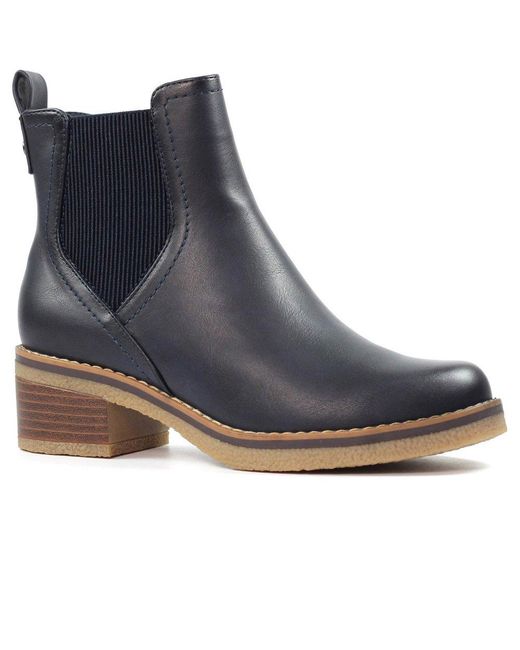 Lunar Blue Conrad Ankle Boots