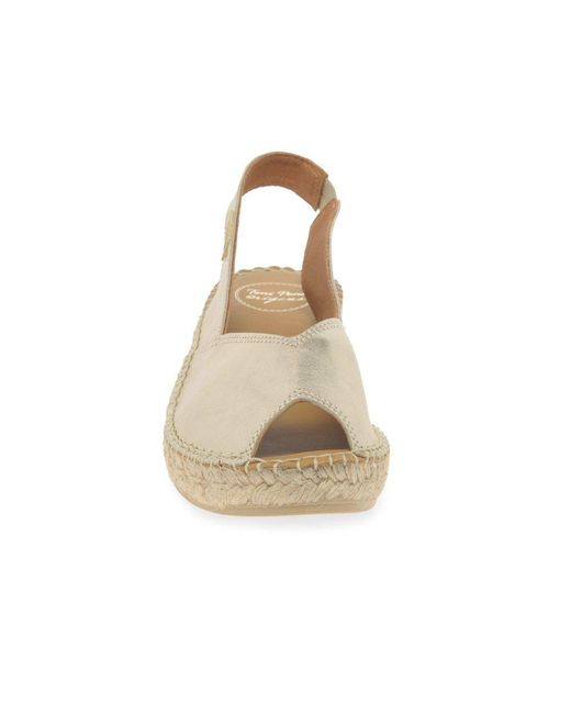 Toni Pons Gray Bernia Wedge Heel Espadrilles Sandals