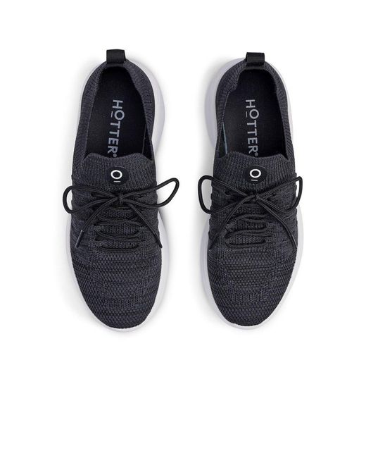 Hotter Black Defy Ii Trainers