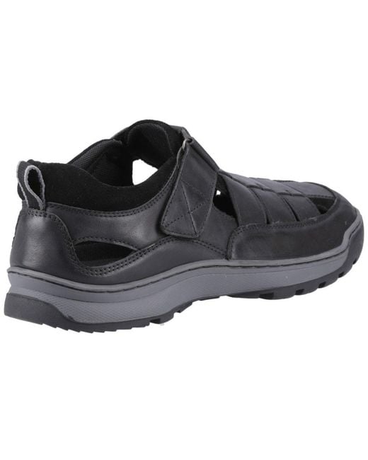 Hush Puppies Gray Rucker Fisherman Sandals for men
