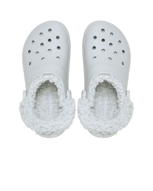 CROCSTM Black Classic Fleece Lined Clog for men
