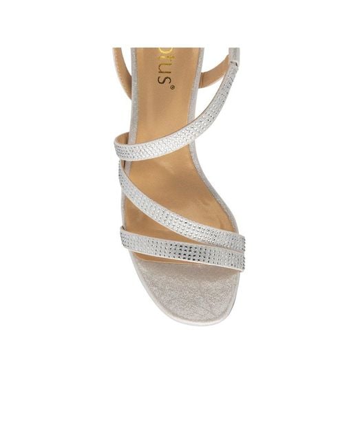 Lotus Metallic Bernadette Heeled Sandals