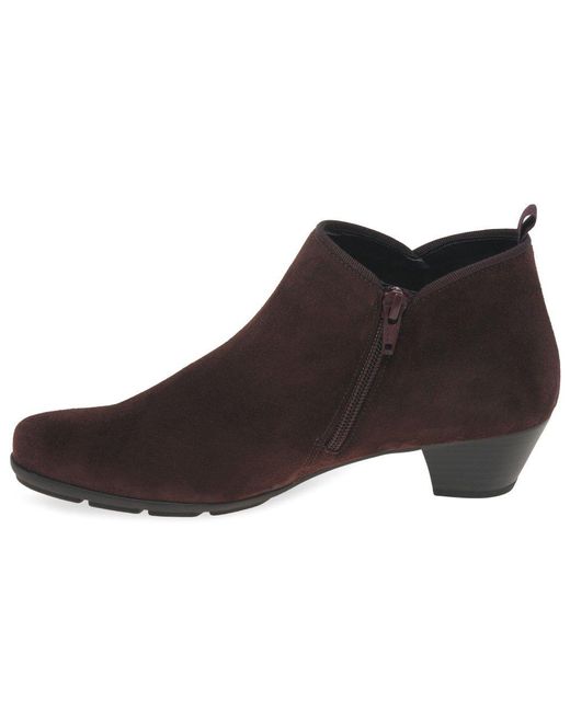 Gabor Brown Trudy Ankle Boots