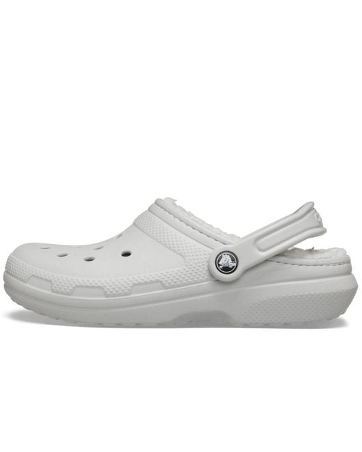 CROCSTM White Classic Lined Clogs for men