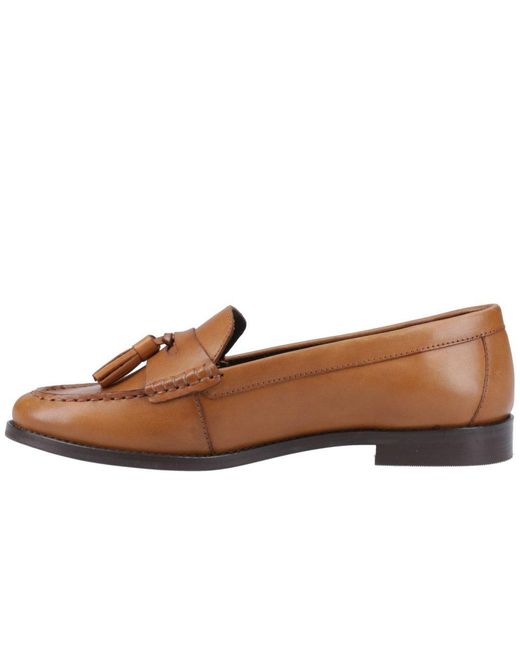 Hush Puppies Brown Connie Tassel Loafers