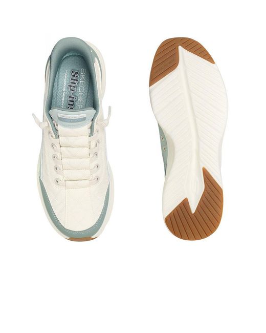 Skechers White Slip