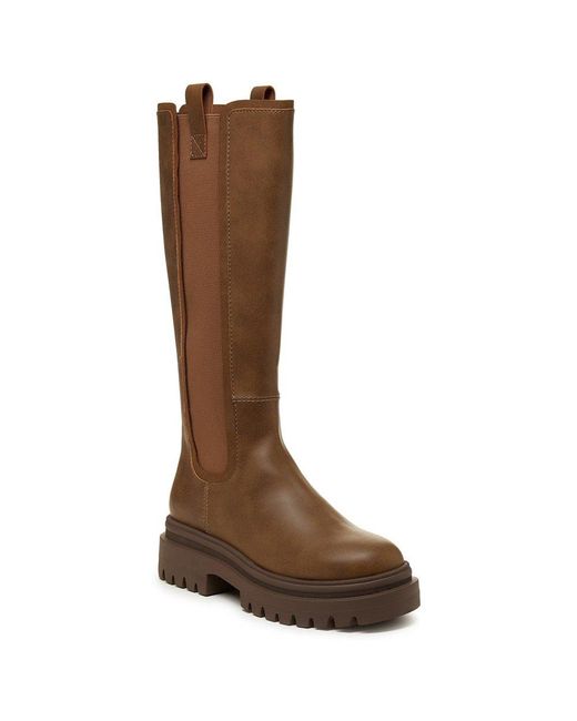 Rocket Dog Brown Drea Knee High Boots