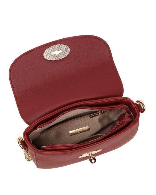 David Jones Red Coco Shoulder Bag