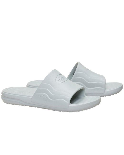 HeyDude White Wave Slide Sandals for men