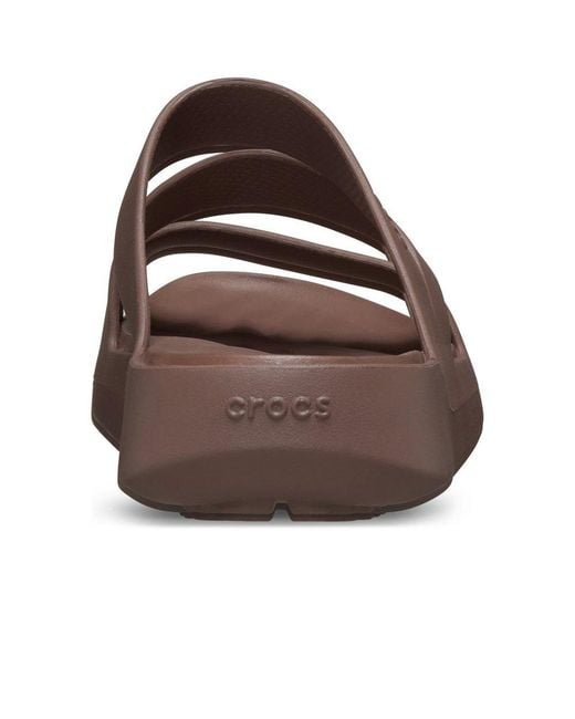 CROCSTM Brown Getaway Strappy Mule Sandals