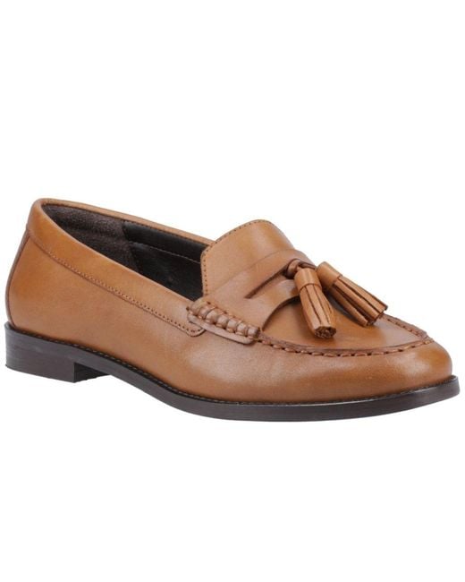 Hush Puppies Brown Connie Tassel Loafers