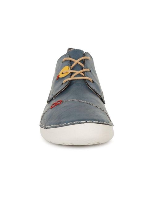 Rieker Blue Content Shoes