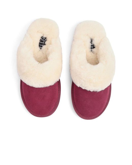 Hotter Multicolor Candy Sheepskin Slippers