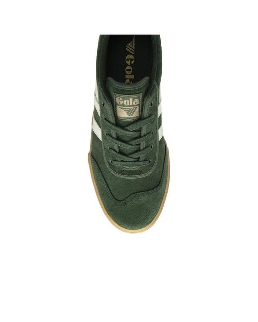 Gola Green Badminton Suede Trainers for men