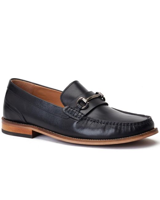 Base London Blue Madison Loafers for men