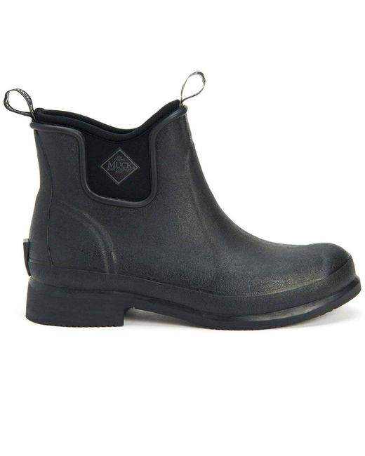 Muck Boot Black Wear Stable Yard Short Wellingtons