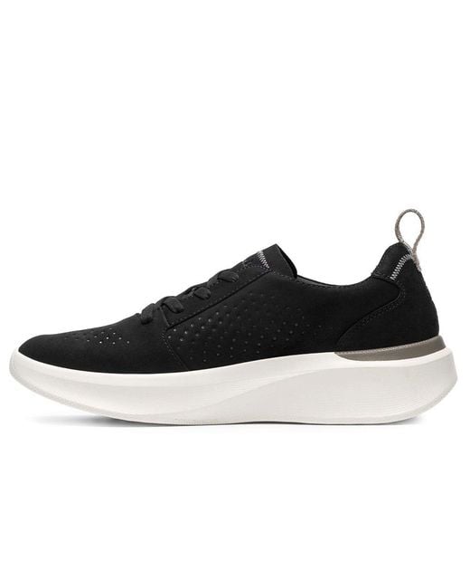 Clarks Black Solevana Style Trainers for men
