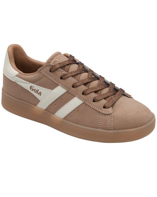 Gola Brown Aztec Trainers