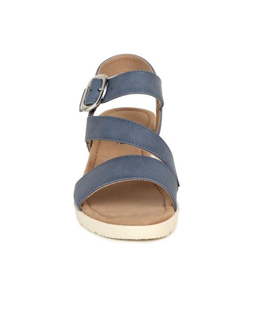 Westland Blue Eloise 01 Wedge Heel Sandals