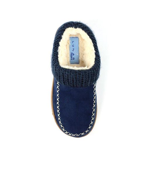 Lunar Blue Albany Boxed Slippers