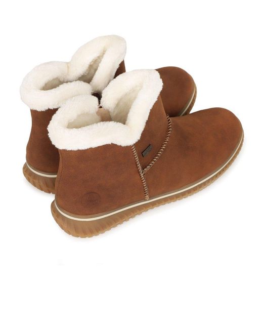 Rieker Brown Massachusetts Ankle Boots