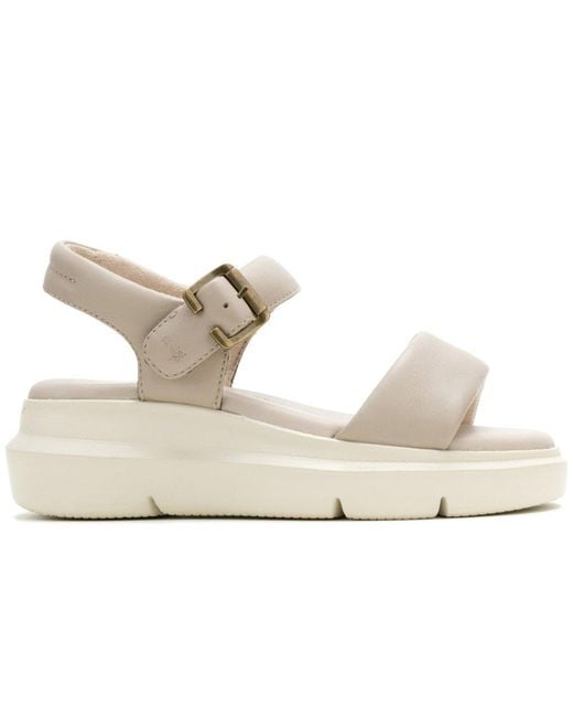 Hush Puppies Natural Uplift Quarter Strap Sandals