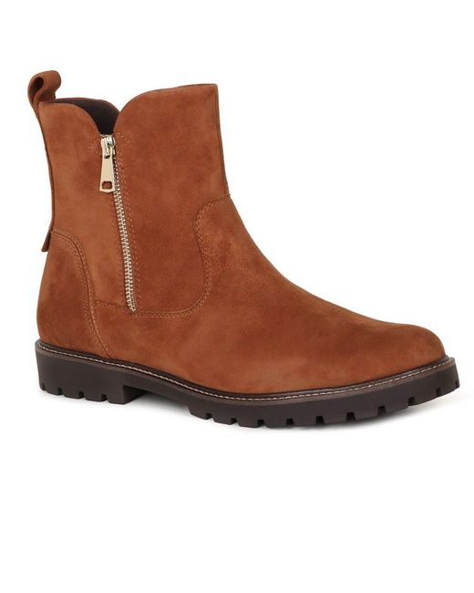 Caprice Brown Darcy Ankle Boots
