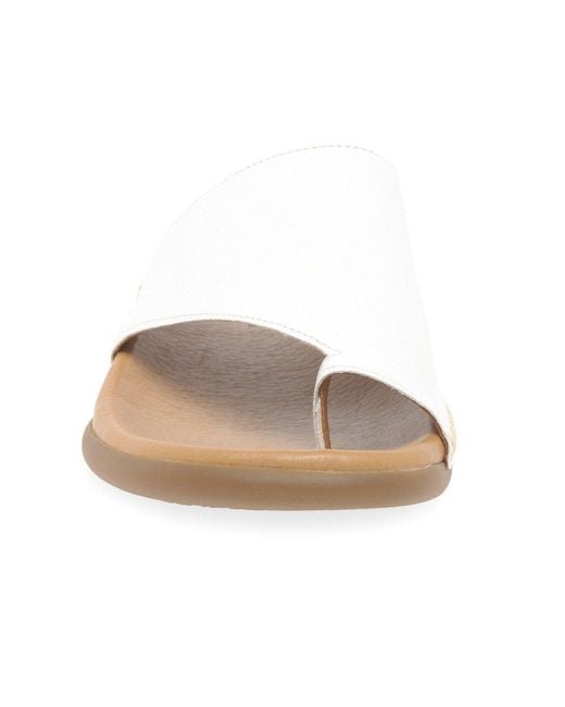 Gabor White Lanzarote Sandals