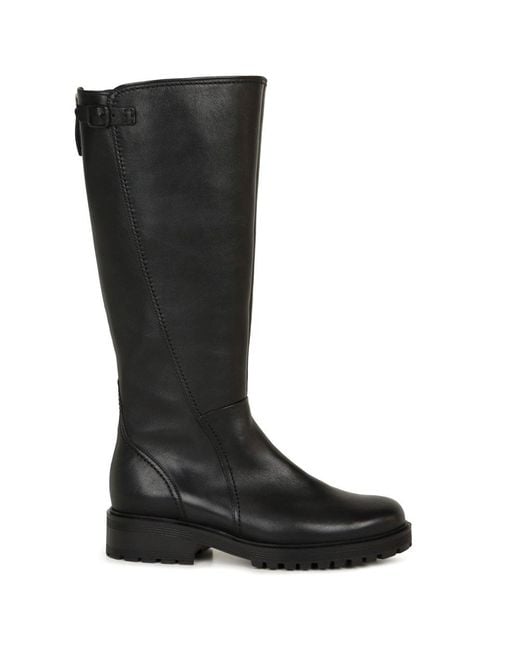 Gabor Black Fizzy L Knee High Boots