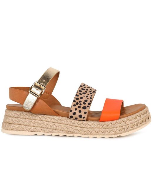 Lunar (GRS) Brown Summer Sandals