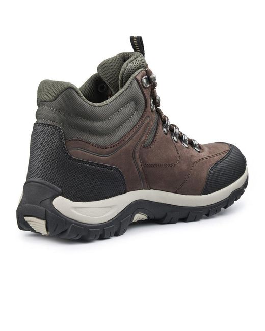 Hotter Black Mountain Wp Boots for men