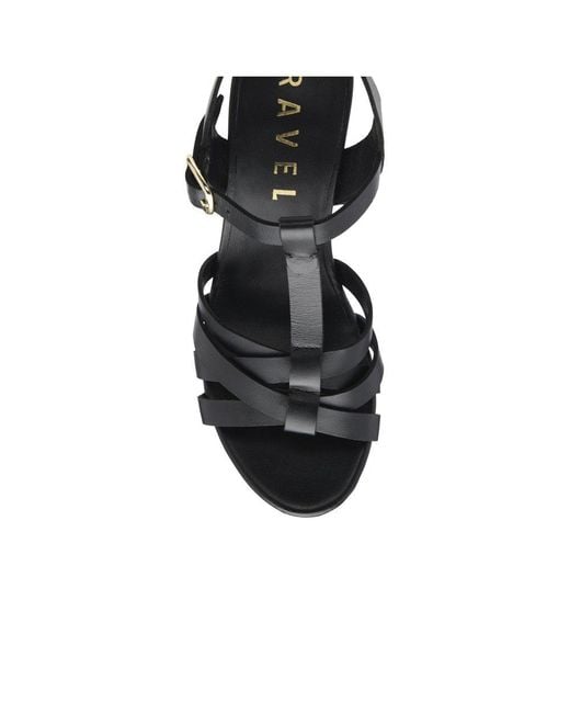 Ravel Black Elsdon Heeled Sandals